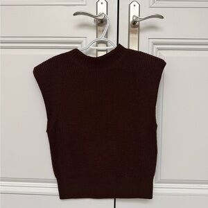 Babaton padded Sleeveless Knit Top
